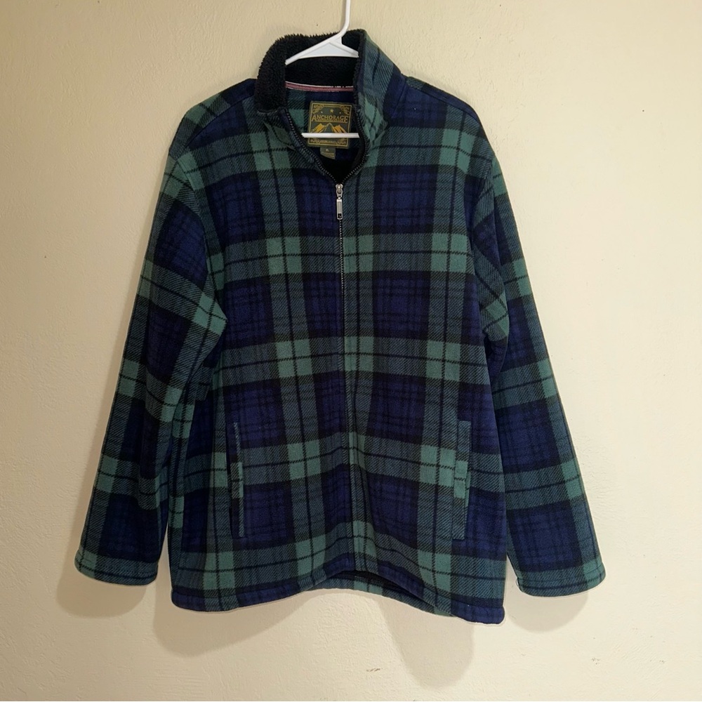 Anchorage Tartan Plaid Fleece Jacket